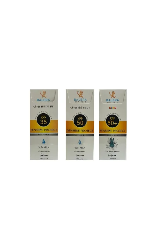 Sun Care UVA / UVB Filtresi Yüksek Koruma Çok Yönlü Güneş Spreyi 150 ml Set