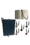 Kitap Ayracı Tasarımı-5 Adet Karne,öğretmenler Günü,doğumgünü Hediyesi,panda-gitar-kurukafa-müzik — görsel 1