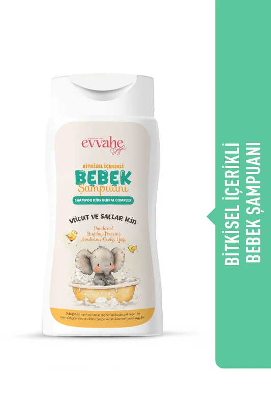 BİTKİSEL İÇERİKLİ BEBEK ŞAMPUANI (190 ml)