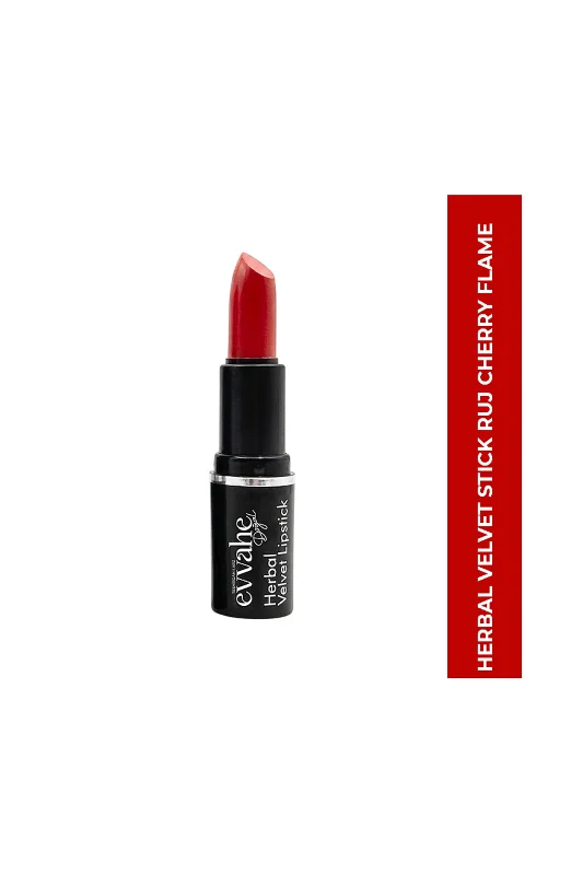 HERBAL VELVET STICK RUJ 4- CHERRY FLAME 4 g e