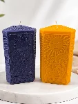 Tarot Soya Dekoratif Mum Güneş ve Ay Mum Seti El Yapımı Estetik Ev Dekorasyonu 2'li Set — görsel 2