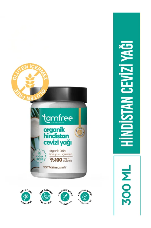 Tam Free Organik Hindistan Cevizi Yağı 300 Ml