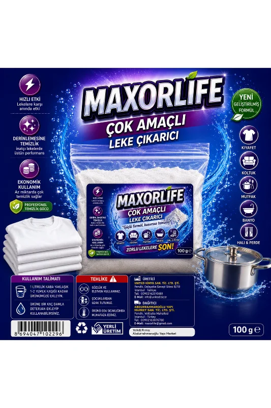 Çamaşır Ve Çok Amaçlı Toz Leke Pas Çıkarıcı Parlatıcı 100 Gram mutfak,banyo,lavabo,ayakkabı,kumaş,halı