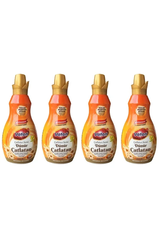 KONSANTRE ÇAMAŞIR YUMUŞATICI DÜNÜR ÇATLATAN 1440 ML X 4 LÜ