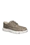 Siyah ve Kum Rengi Keten Hafif ve Rahat Erkek Sneaker Ayakkabı — görsel 1