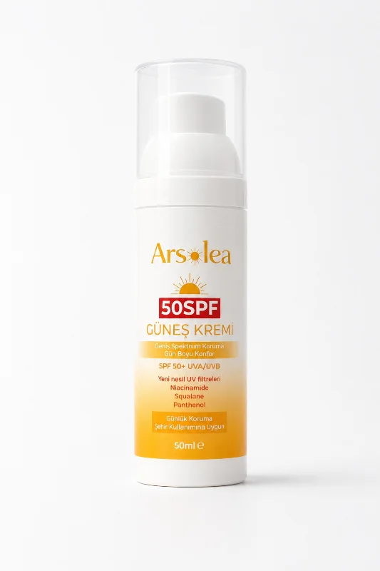 SPF 50+ PA++++ Güneş Koruyucu Krem 50 mL | Geniş Spektrum UVA/UVB Koruma