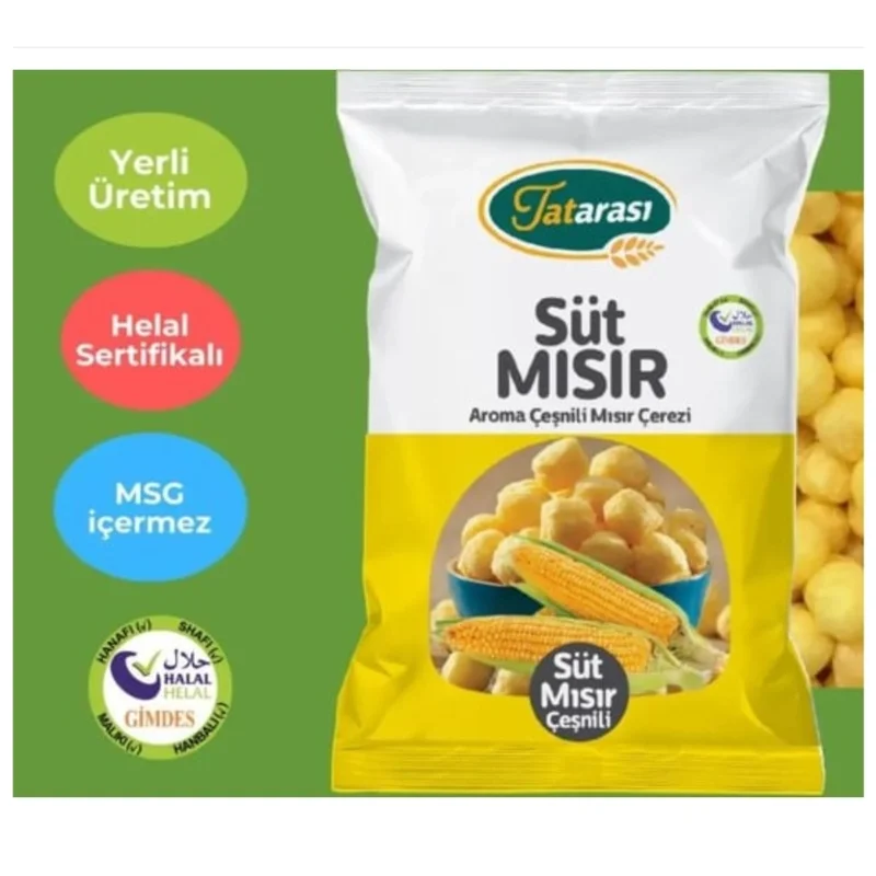 Tatarası Süt Mısır Çeşnili Mısır Cipsi 50 Gr