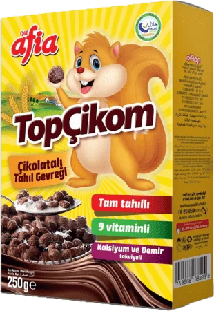 Afia TopÇikom Çikolatalı Tahıl Gevreği 250 Gr