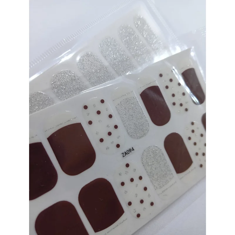 Kendinden Yapışkanlı Nail Sticker 2 Paket Tırnak Stickeri Takma Yapışkanlı Oje Puantiye