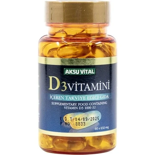 Aksu Vital Vitamin D3 60 Softjel