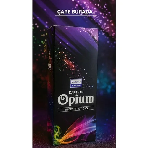 Darshan Incense - Opium 20'li Çubuk Tütsü (Spiritüel Deneyim & Ritüel)