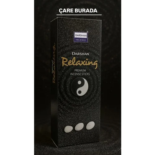 Darshan Incense - Relaxing 20'li Çubuk Tütsü (Zihinsel Rahatlama & Öfkeden Arınma & Huzur)