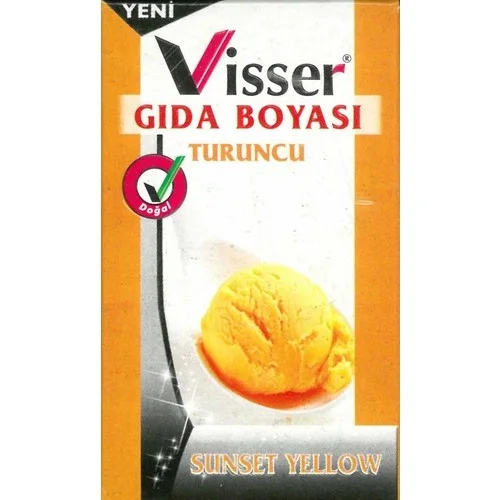 Hobi24 Visser Toz Gıda Boyası 9 Gram - Turuncu