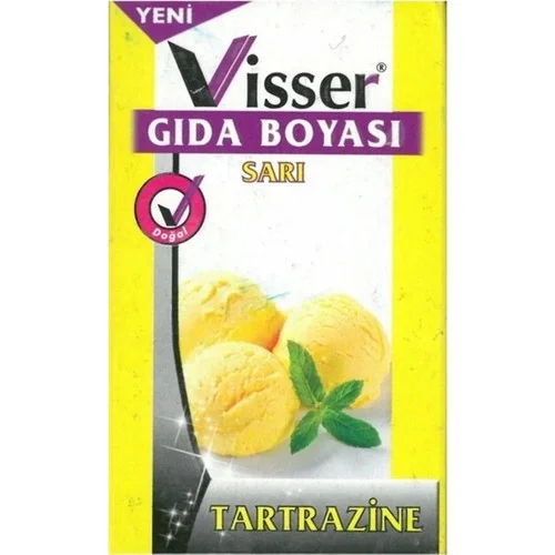 Gıda Boyası Sarı 1 Paket Vısser