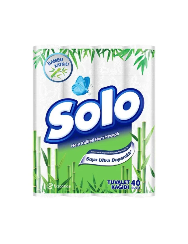 SOLO Tuvalet Kağıdı 40'lı Bambu