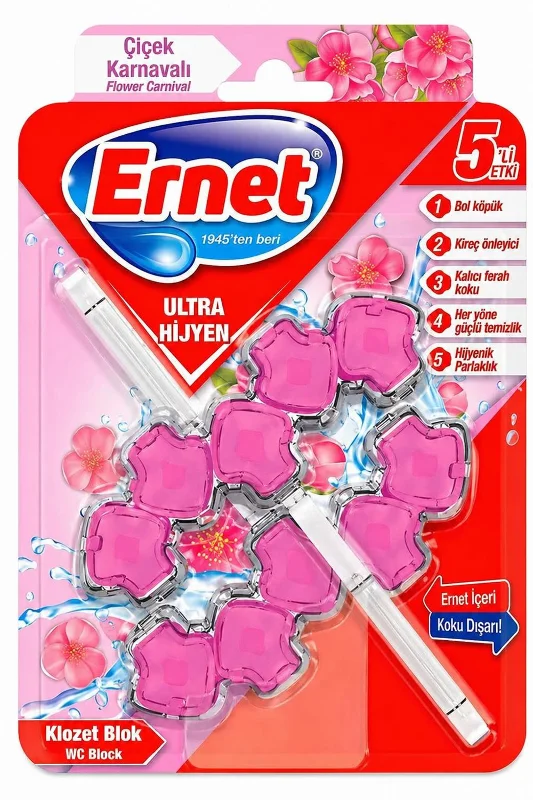 Ernet Ultra Hijyen Klozet Blok Çiçek Karnavalı 2 li