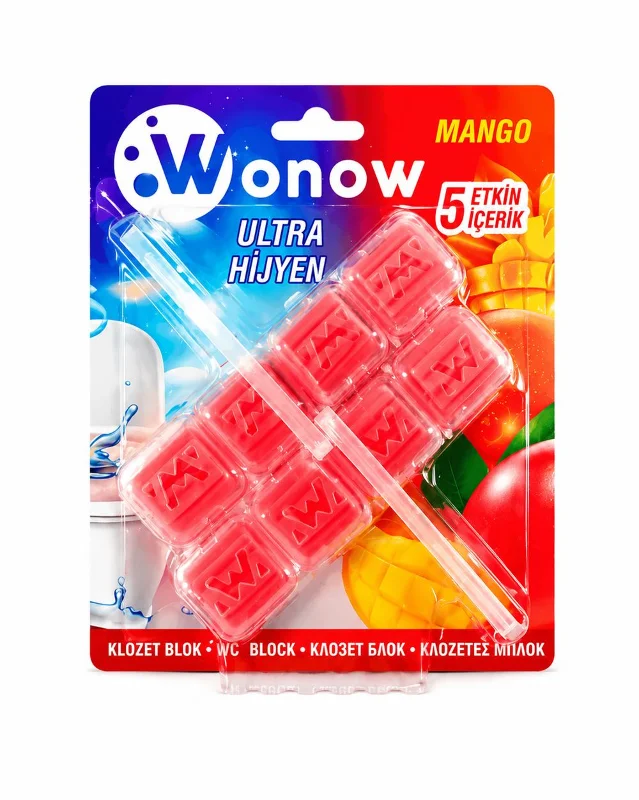 Wonow Ultra Hijyen Mango Kokulu Klozet Bloğu 2 li