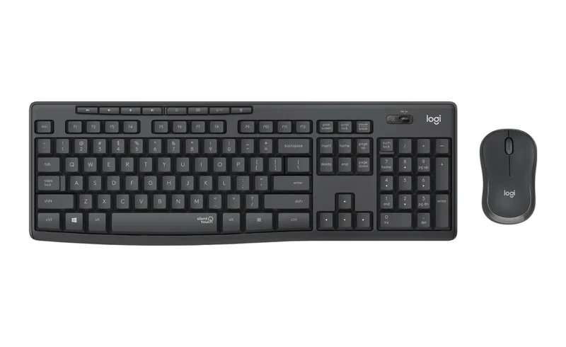 Logitech MK295 Kablosuz Klavye Mouse Set Siyah