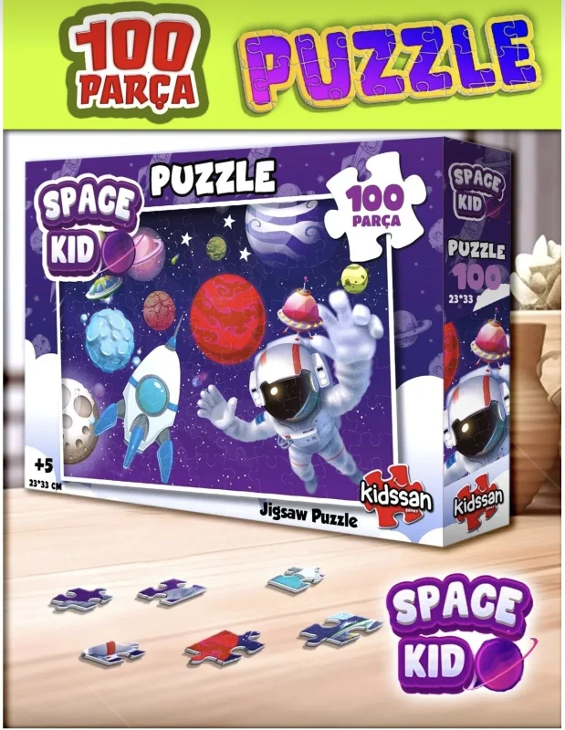 100 PARÇA PUZZLE-SPACE KID