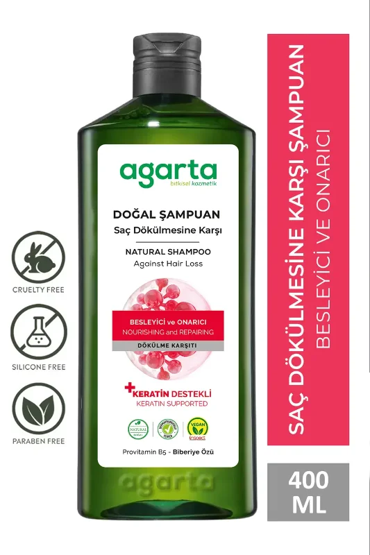 Doğal Şampuan Saç Dökülmesine Karşı Çözüm 400 Ml