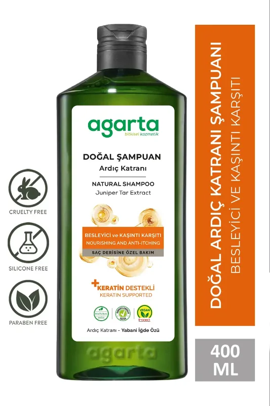 Agarta Ardıç Katranı ve Keratin Şampuanı 400 Ml