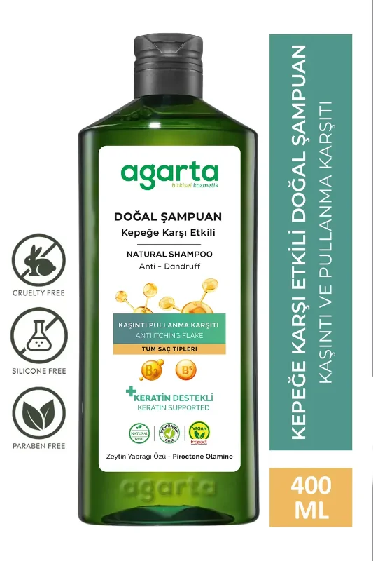 Agarta Doğal Kepek Karşıtı Saç Bakım Şampuanı