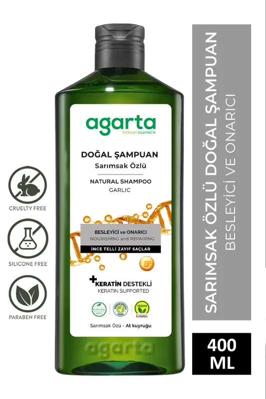 Doğal Şampuan Sarımsaklı 400 ml