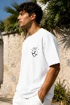 Erkek Streetwear Oversize Baskılı Kısa Kollu Tişört — görsel 2
