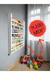 Carmen 3 Raflı Kitaplık - Çocuk Odası Eğitici Montessori Kitaplık 3 Raflı Bebek Odası Kitap — görsel 1