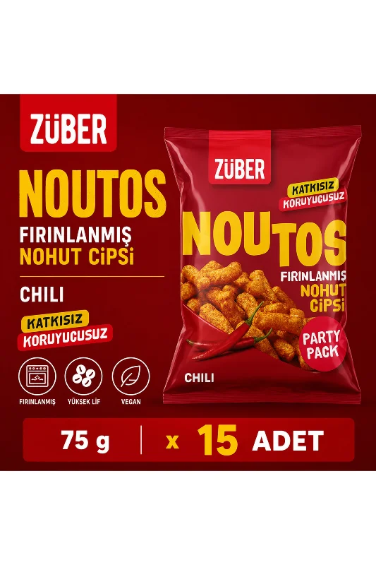 Züber Fırınlanmış Nohut Cipsi Chili