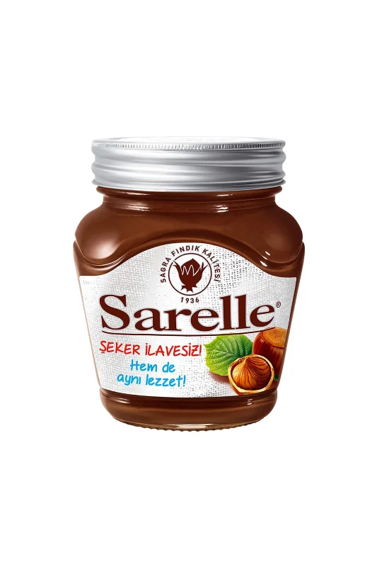Sarelle Şeker İlavesiz Kakaolu Fındık Ezmesi