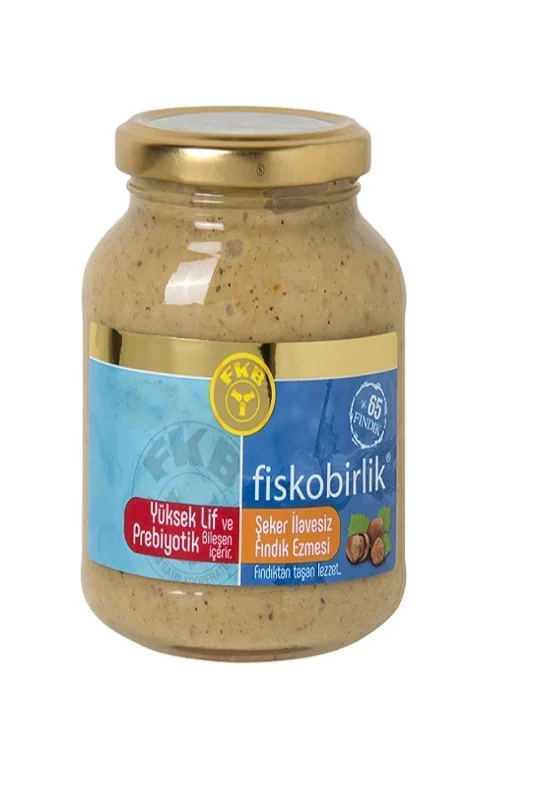 Fiskobirlik Şeker İlavesiz Fındık Ezmesi