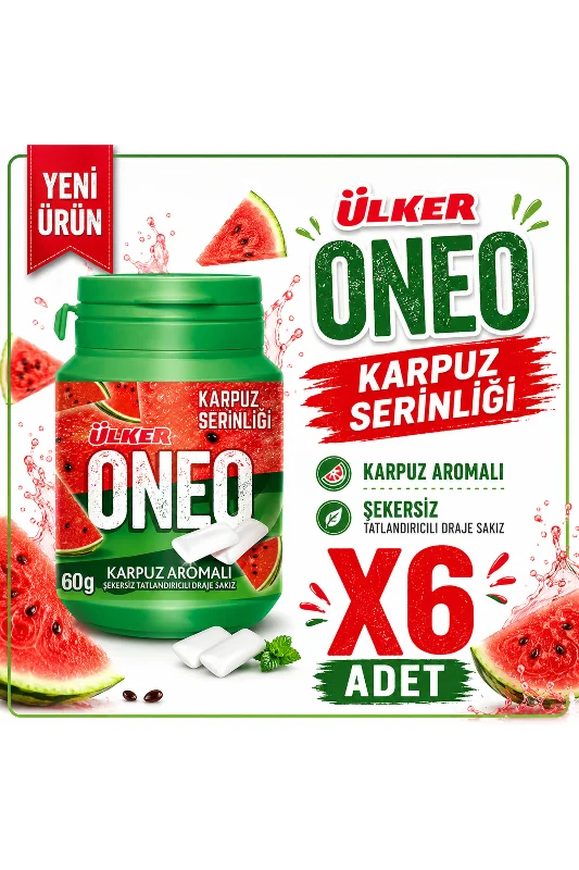 Ülker Oneo Karpuz Aromalı Kutu Sakız