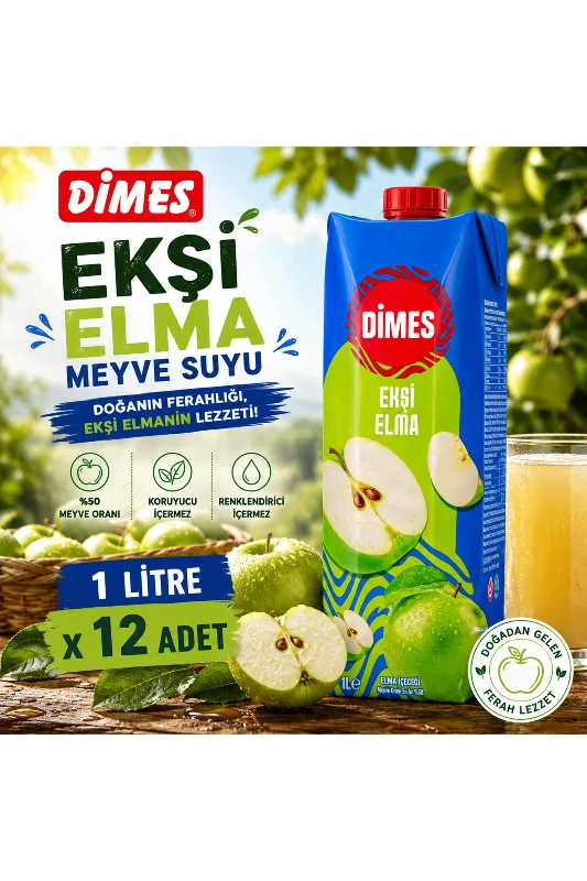 Dimes Ekşi Elma Meyve Suyu