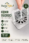 10 Adet Pratik Yapışkanlı Banyo Mutfak Lavabo Gider Koruma Filtresi - Tıkanmayı Önleyici — görsel 1