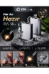 Magnezyum Ateşleyici Metal Kibrit Çakmak Anahtarlık Tip Rüzgara Dayanıklı Kamp Çakmağı — görsel 2