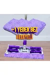 Mikrofiber Mandallı Mop Seti - Teleskopik Saplı, Yedek Bezli, Pratik Ve Dayanıklı Temizlik — görsel 1