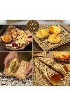 50’li Vintage Desenli Yağlı Kağıt | Sandviç, Pişirme, Paketleme Ve Sunum Için Sargı Kağıdı — görsel 2