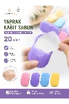 20 Adet Yaprak Sabun Kağıt Sabun Taşınabilir Seyahat Sabunu Mini Cep Sabunu — görsel 1