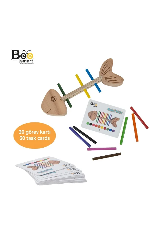 Renkli Balık Oyunu Örüntü ve Dizme Oyunu Montessori