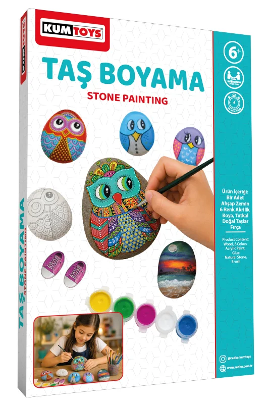 Kumtoys Tas Boyama El Beceri Zeka Oyunları