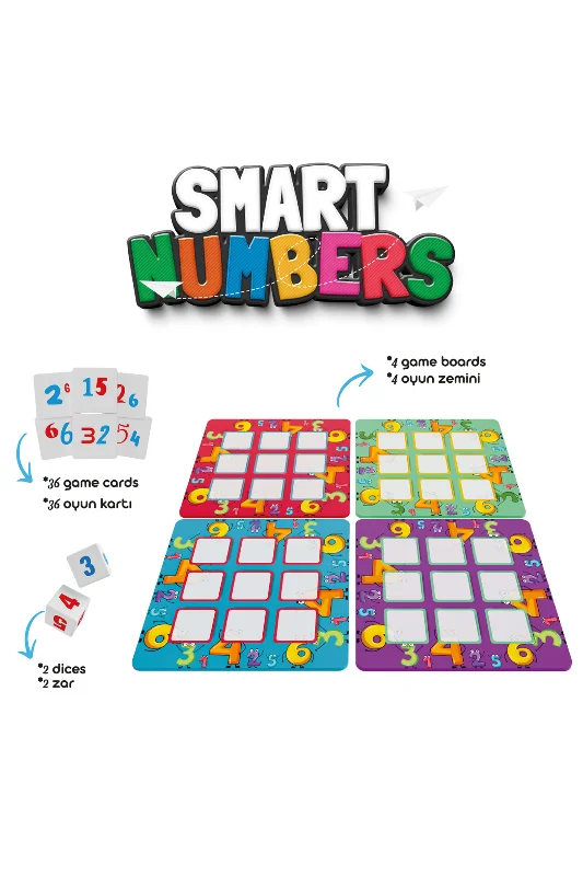 Smart Number Akıllı Sayılar Eğlenceli Grup Oyunu hız ve dikkat