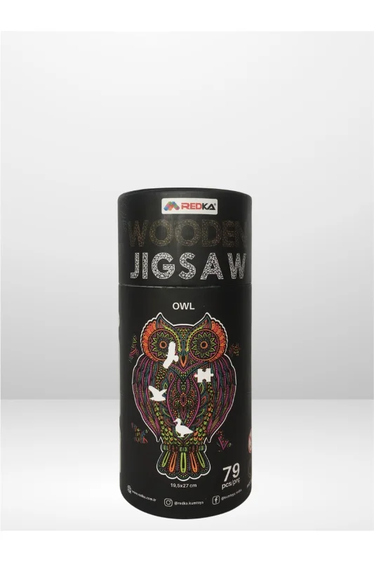 Wooden Jigsaw Owl