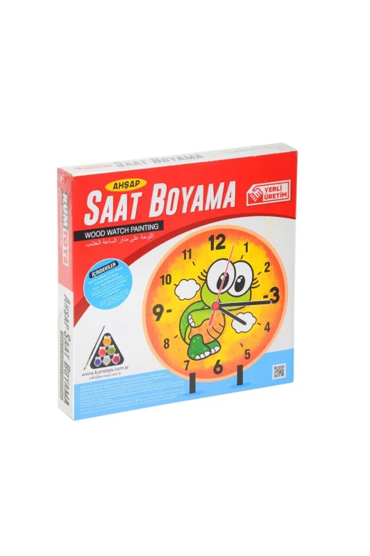 Nessiworld 5302 KumToys, Ahşap Saat Boyama