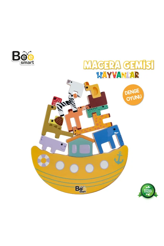 Macera Gemisi: Hayvanlar Nuh'un Gemisi Denge Oyunu Montessori Eğlenceli Oyun