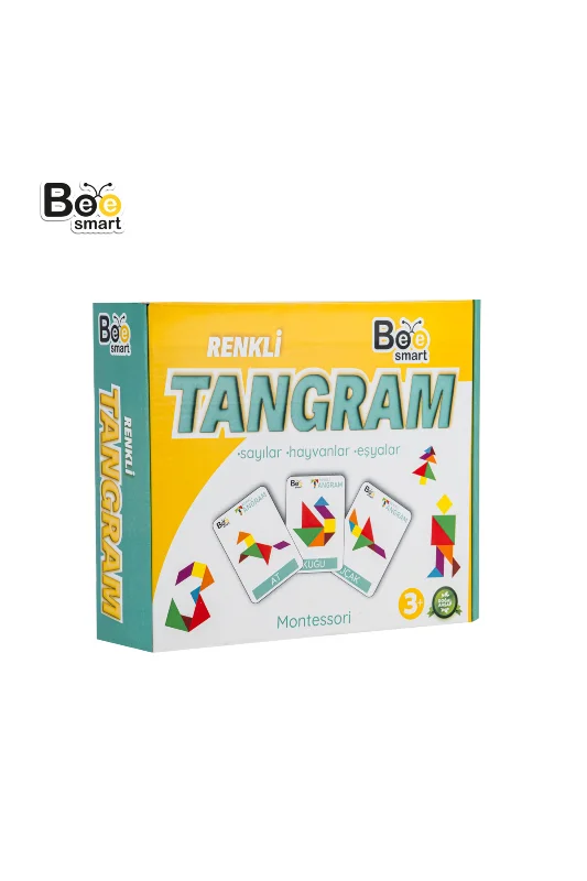 Renkli Tangram Eğitici Ve Eğlenceli Tangram Oyuncağı – 3 Yaş, Motor Becerileri Geliştirici